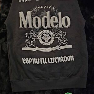 New Modello Puff Print Hoodie Sz M